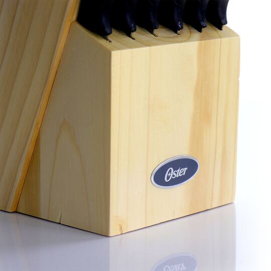 Gibson Home® Westminster 23-Piece Black Carbon Stainless Steel Cutlery Set with Kitchen Tools